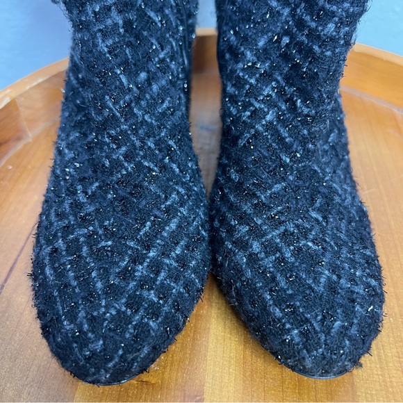 EUGENIA KIM TWEED FRAN HEELED BOOTIES sz 36 - Picture 7 of 8